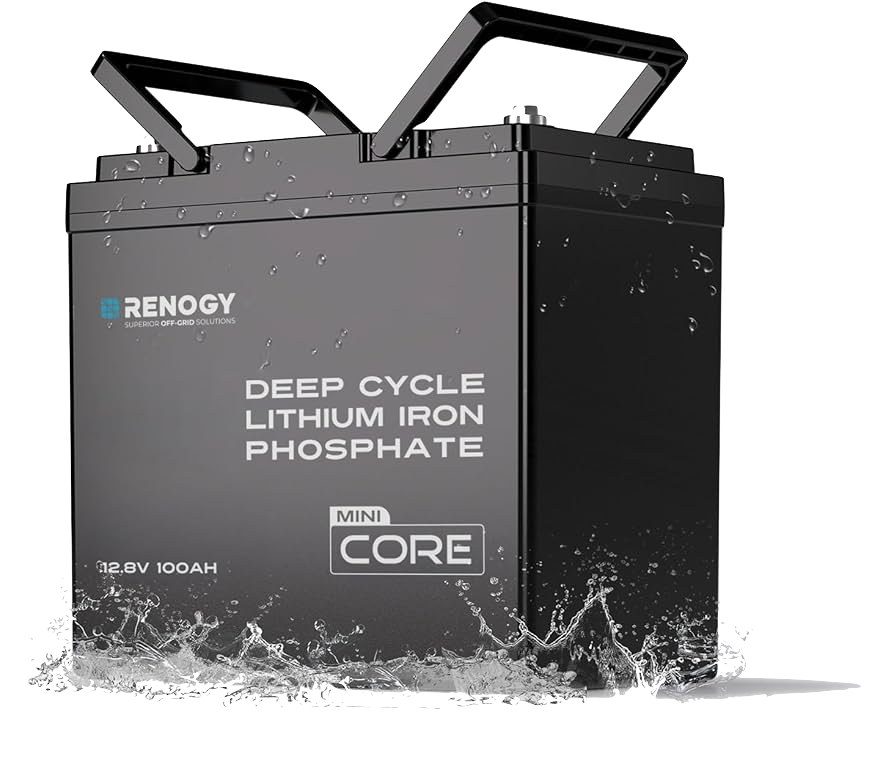 Renogy Core Mini 12.8V 100Ah Lithium Iron Phosphate Battery
